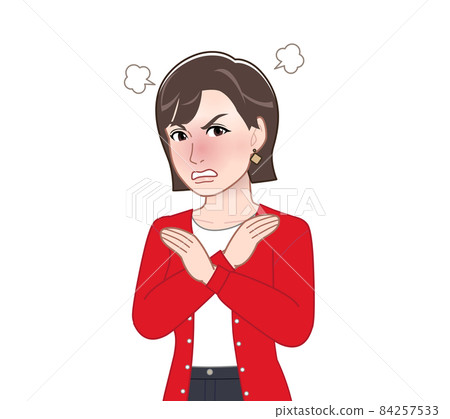 A woman in cardigan A woman in cardigan 84257533