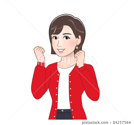 羊毛衫的女人 84257564