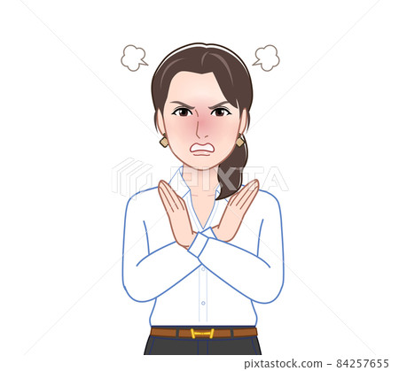 Woman in a sexy shirt Woman in a sexy shirt 84257655