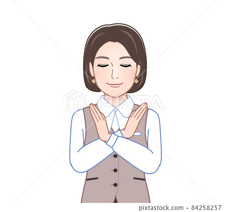 Woman at reception Woman at reception 84258257