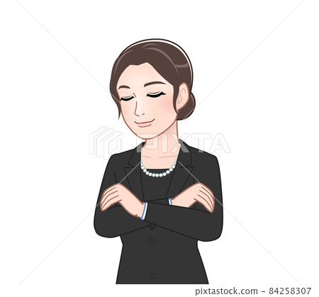 參加葬禮的女性 84258307