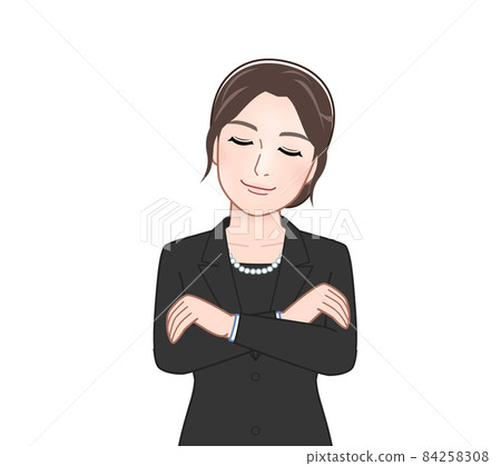 參加葬禮的女性 84258308