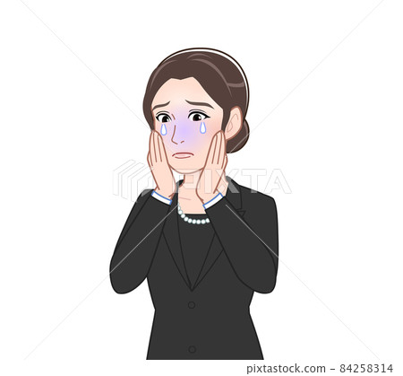 參加葬禮的女性 84258314