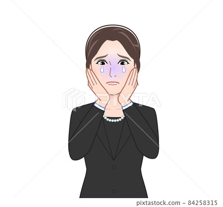 參加葬禮的女性 參加葬禮的女性 84258315