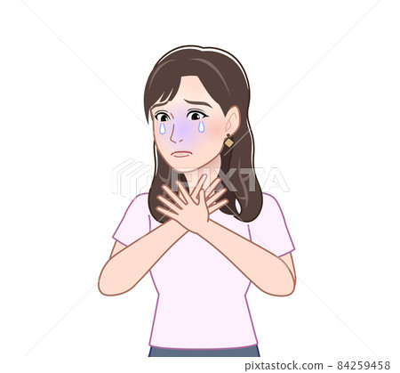 穿短袖襯衫的女性 84259458