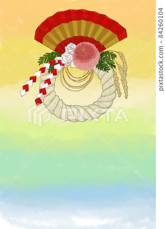 New Year's decoration New Year's card 84260104