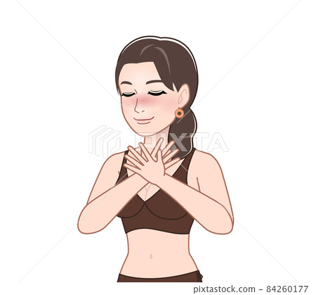 棕色泳裝的女人 棕色泳裝的女人 84260177