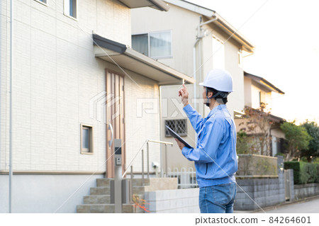 Men's middle house in work clothes 84264601