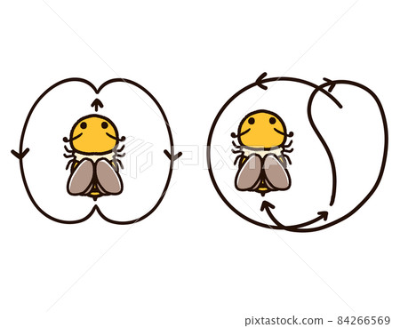 Bee dance - Stock Illustration [84266569] - PIXTA