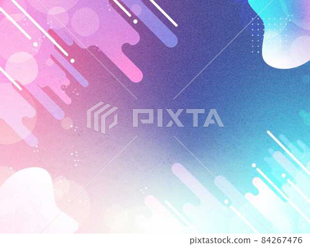 Fluid curve contemporary gradient background blue pink 84267476
