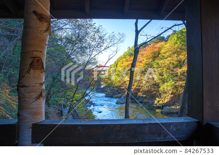 Takatsudo Gorge Takatsudo Gorge View from Azumaya 秋葉和秋景 Takatsudo Gorge Takatsudo Gorge View from Azumaya 秋葉和秋景 84267533