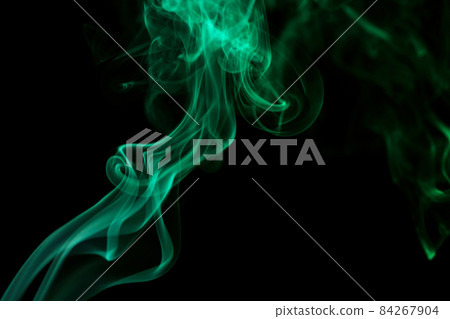 Abstract movement smoke on dark background 84267904