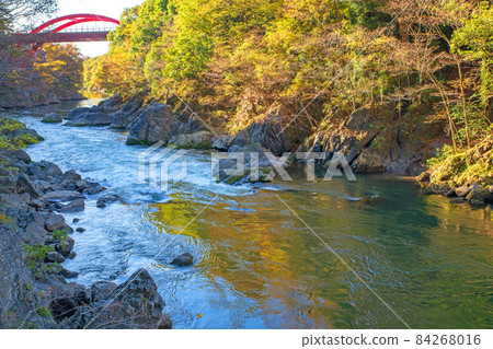 Takatsudo Gorge Takatsudo Gorge Autumn leaves and autumn scenery 84268016