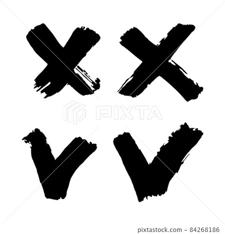 Doodle grunge style icon. Decorative element. Outline, cartoon line icon Doodle grunge style icon. Decorative element. Outline, cartoon line icon 84268186