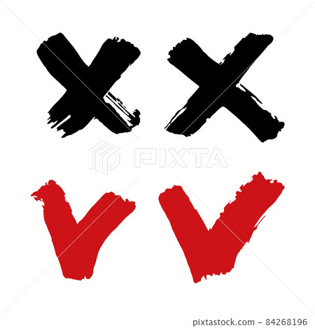 Hand drawing paint, brush drawing. Doodle grunge style icon 84268196