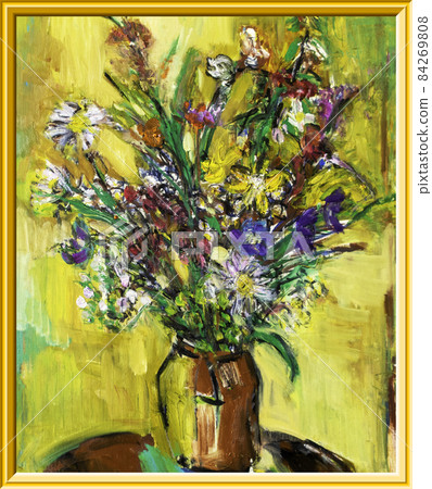 Wildflower painting 84269808