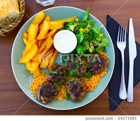 Traditional dish of Turkish cuisine kofte Traditional dish of Turkish cuisine kofte 84271985