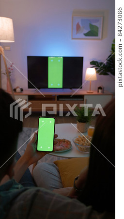 phone Connect green screen TV 84273086