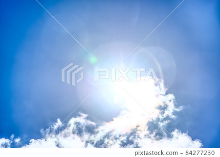 Summer sky and sun Yokohama 84277230