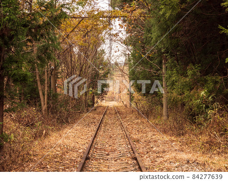 Abandoned line trace in late autumn, Usui Pass on the Shin-Etsu Line, Yokokawa Karuizawama, November Abandoned line trace in late autumn, Usui Pass on the Shin-Etsu Line, Yokokawa Karuizawama, November 84277639
