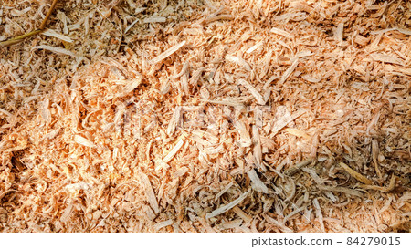 Sawdust pile of the hardwood, sawdust background Sawdust pile of the hardwood, sawdust background 84279015