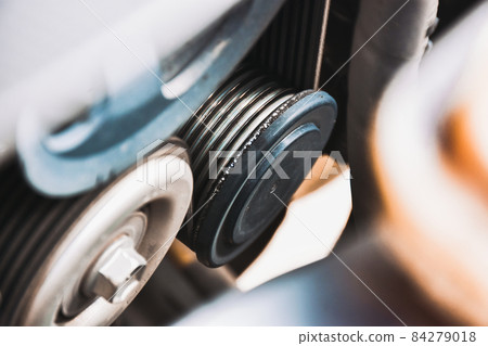 Idler pulley for a belt tensioner of the car engine system 84279018