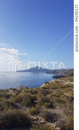 Cost of the Cabo de Gata Nijar Natural Park in southern Spain at the Mediterranean sea 84280171