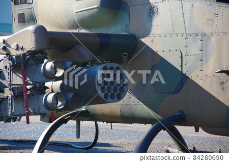 Ground Self-Defense Force attack helicopter AH-1S Cobra rocket launcher Ground Self-Defense Force attack helicopter AH-1S Cobra rocket launcher 84280690