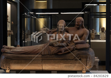 Etruscan Sarcophagus of the Spouses husband and wife Etruscan Sarcophagus of the Spouses husband and wife 84281629
