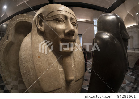 Egyptian Sarcophagus coffin close up Egyptian Sarcophagus coffin close up 84281661