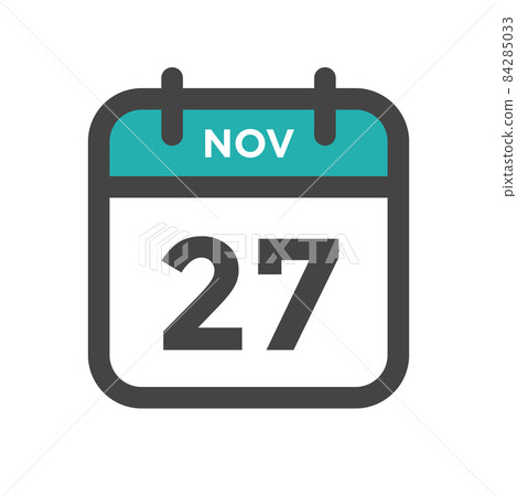 November 27 Calendar Day or Calender Date for Deadlines or Appointment 84285033