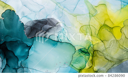 Modern fluid art. Alcohol Ink. Modern fluid art. Alcohol Ink. 84286090
