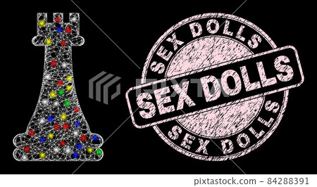 Rubber Sex Dolls Stamp Seal and Magic Net Web... - Stock Illustration  [84288391] - PIXTA