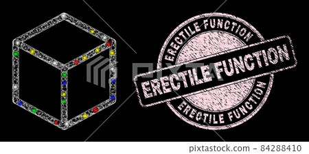 Rubber Erectile Function Stamp and Glowing Net Web Cubic Rubber Erectile Function Stamp and Glowing Net Web Cubic 84288410