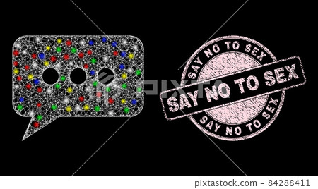 Distress Say No to Sex Stamp and Shiny Mesh Hatched Chat Message Distress Say No to Sex Stamp and Shiny Mesh Hatched Chat Message 84288411