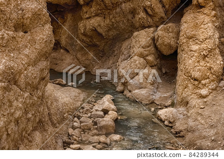 View of the mountain oasis of Shebika, in the middle of the Sahara Desert, Tunisia View of the mountain oasis of Shebika, in the middle of the Sahara Desert, Tunisia 84289344