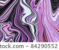 Fluid art. Marble ink colorful. Pink and Purple marble pattern texture abstract background. can be used for background or wallpaper, Flow ink 84290552