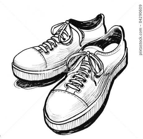 Sport shoes outlet drawing