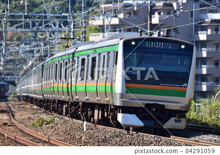 Tokaido Main Line Manazuru JR East E233 series 3000 series U233 formation (Koyama) 84291059