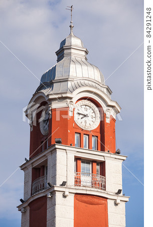 Clock tower of Varna railway station Clock tower of Varna railway station 84291248