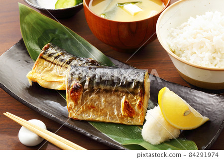 桌上烤鯖魚套餐 84291974