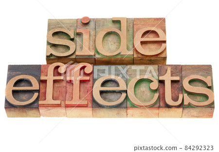 sideeffects word in letterpress type sideeffects word in letterpress type 84292323