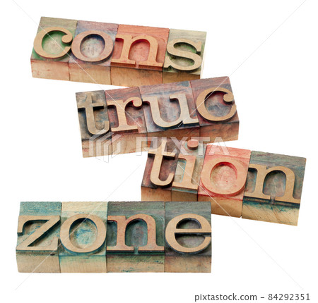 construction zone construction zone 84292351