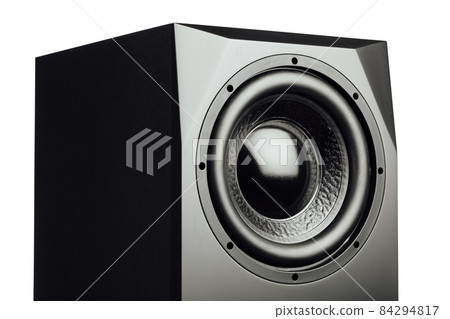 professional studio subwoofer speaker isolated on white professional studio subwoofer speaker isolated on white 84294817