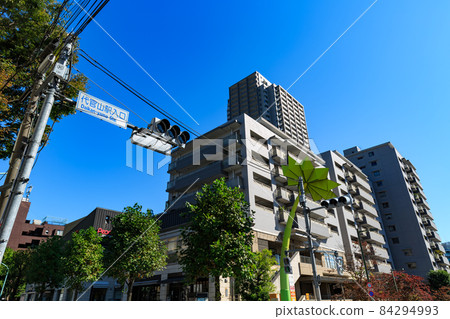 東京澀谷區的城市景觀代官山站周圍 84294993