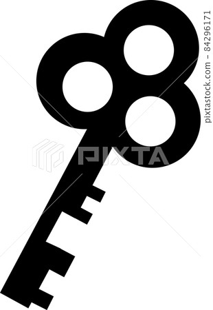 古董鑰匙剪影 古董鑰匙剪影 84296171