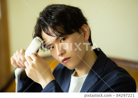 Men who set hair Hair iron 84297221