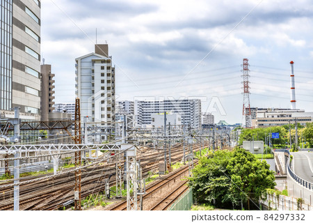 Kawasaki cityscape Kawasaki station 84297332