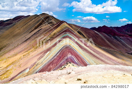 Vinicunca Rainbow Mountain in Peru Vinicunca Rainbow Mountain in Peru 84298017