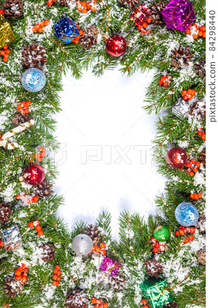 Christmas background. Eve framework Christmas background. Eve framework 84298440
